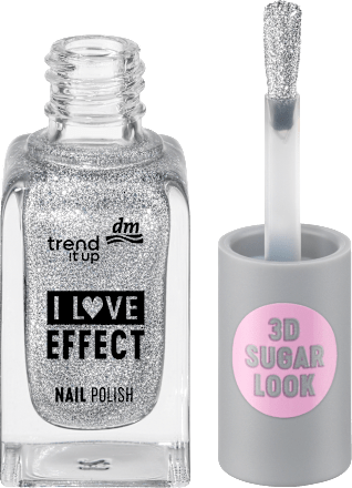 Nagellack Effect 010 Silver Glitter  trend !t up