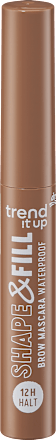 SHAPE&FILL vodootporna maskara za obrve - 010 Light Brown trend !t up