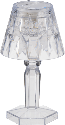 LED Lampe aus Kunststoff, klar (12x6,5 cm) Dekorieren & Einrichten
