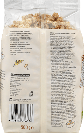 Knuspermüsli Dinkel Crunchy dmBio