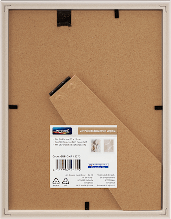 Bilderrahmen Virginia 15x20 cm weiß Paradies