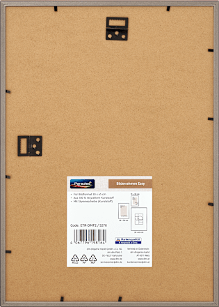 Bilderrahmen  Easy 30x45 cm silber Paradies