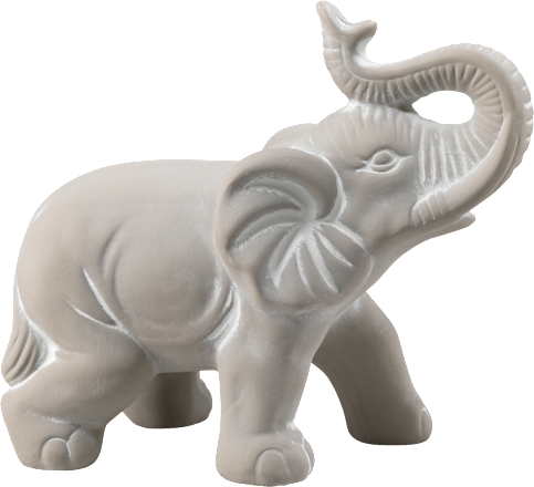 Keramikelefant, grau keine Marke