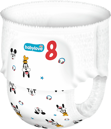 Scutece chiloțel premium numărul 8 babylove