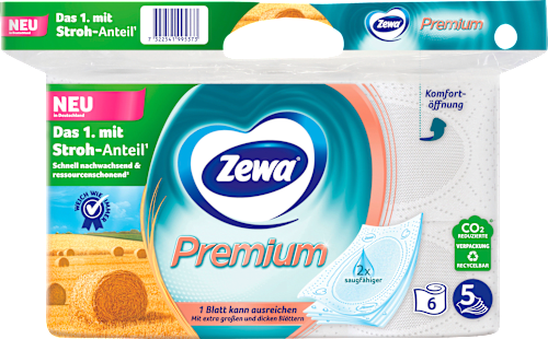 Toilettenpapier Premium 5-lagig (6x110 Blatt) Zewa