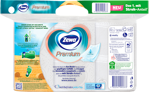Toilettenpapier Premium 5-lagig (6x110 Blatt) Zewa