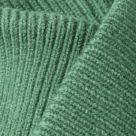 Loop Schal aus Strick & mit Viskose, grün PUSBLU