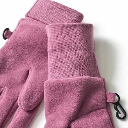Handschuhe aus Fleece, rosa, Gr. 3 PUSBLU