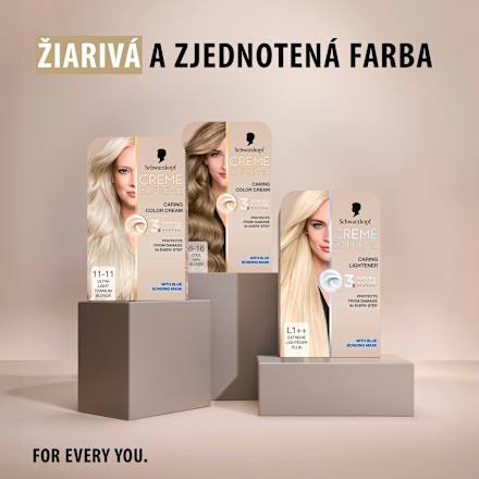 Farba na vlasy - 11-11 chladná ultra svetlá blond Schwarzkopf CREME SUPREME