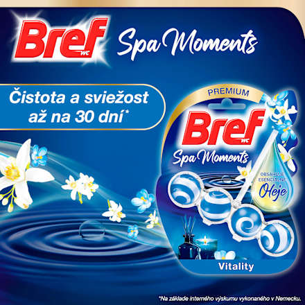 Tuhý WC blok Spa Moments Vitality Bref