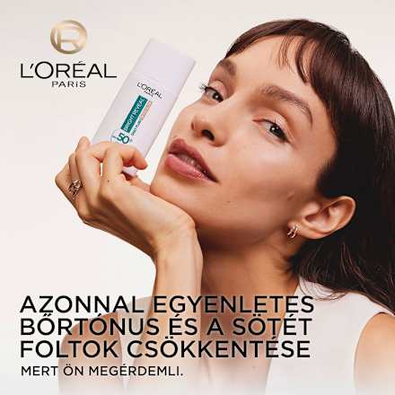 Bright Reveal ragyogást adó, színezett fluid SPF50 L'ORÉAL PARiS