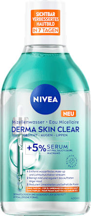 Micelárna čistiaca voda Derma Skin Clear NIVEA