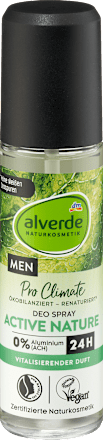 Pro Climate ACTIVE NATURE 24h dezodorans u spreju alverde NATURKOSMETIK MEN