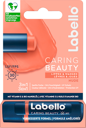 Lippenpflege Stift Caring Beauty Nude Labello