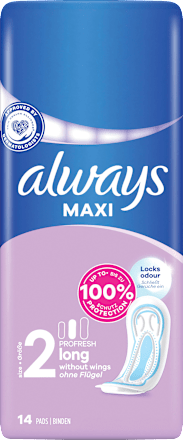 Maxi-Binden mit Flügeln Maxi Profresh Long always