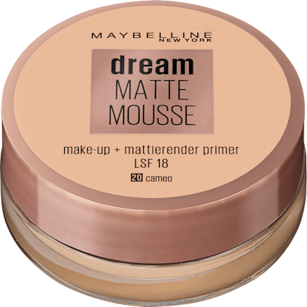 Foundation Dream Matte Mousse 20 Cameo MAYBELLINE NEW YORK