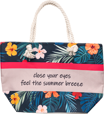 Strandtasche Blumen PURSET