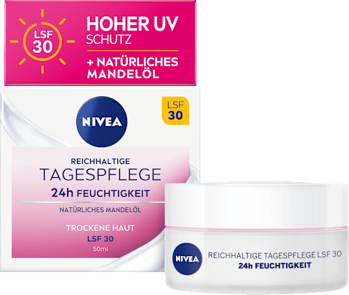 Reichhaltige Tagespflege mit LSF 30  NIVEA