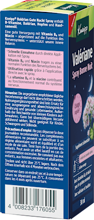 Baldrian Gute Nacht Spray Kneipp