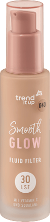 Ragyogást fokozó folyékony alapozó Smooth Glow, 040 Tan Brown trend !t up