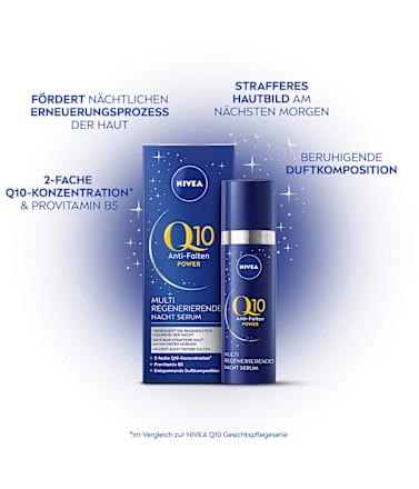 Q10 Anti-Falten Power Multi Regenerierendes Nacht Serum NIVEA