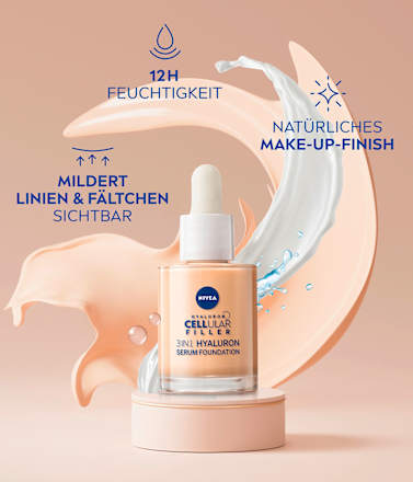 Hyaluron Cellular Filler 3in1 Serum Foundation - Nr. 01 Hell NIVEA