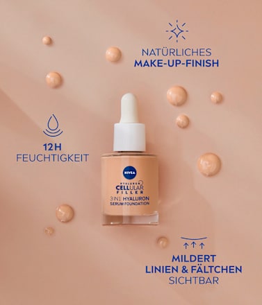 Hyaluron Cellular Filler 3in1 Serum Foundation - Nr. 01 Hell NIVEA