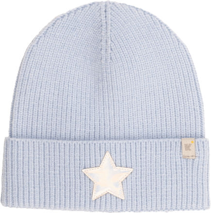Kinderbeanie blau mit Stern PURSET