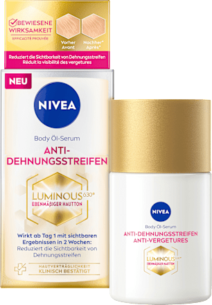 Körperöl Luminous Anti-Dehnungsstreifen NIVEA