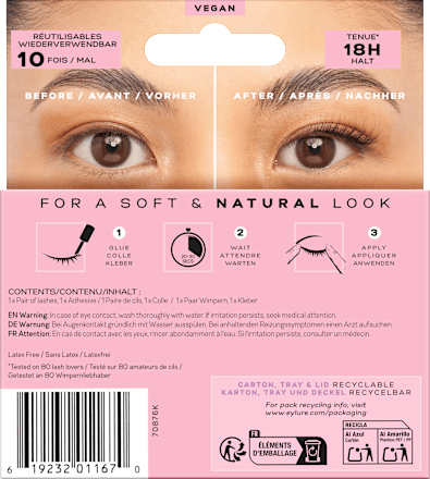 Künstliche Wimpern Half Lash 5 No Trim (1 Paar) Eylure