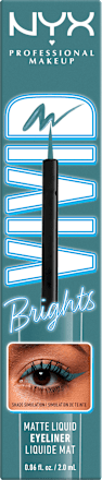 Liquid Eyeliner Matt Vivid Bright 01 Cyan Simp  NYX PROFESSIONAL MAKEUP