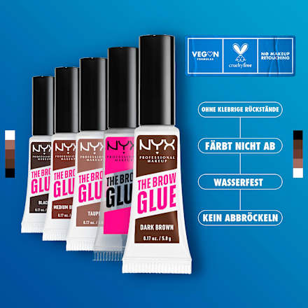 Augenbrauengel The Brow Glue Styler 04 Dark Brown NYX PROFESSIONAL MAKEUP