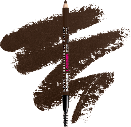 Augenbrauenstift Powder Louder 08 Deep Brown NYX PROFESSIONAL MAKEUP