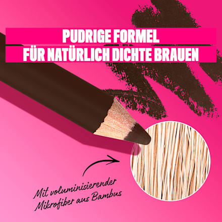 Augenbrauenstift Powder Louder 08 Deep Brown NYX PROFESSIONAL MAKEUP