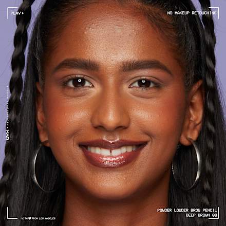 Augenbrauenstift Powder Louder 08 Deep Brown NYX PROFESSIONAL MAKEUP