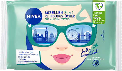 Mizellen Reinigungstücher Design Edition Städtetour NIVEA