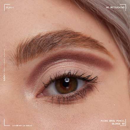 Szemöldökformázó ceruza Micro Brow Pencil - Nr. 02 Blonde NYX PROFESSIONAL MAKEUP