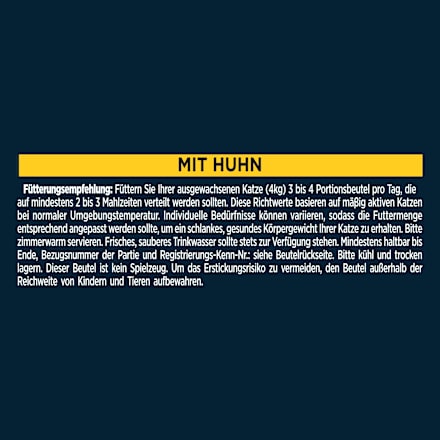 Nassfutter Katze mit Huhn, Perle - erlesene Streifen in Sauce Purina Gourmet