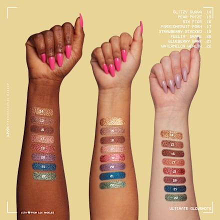 Lidschatten Ultimate Glow Shots 14 Glitzy Guava NYX PROFESSIONAL MAKEUP