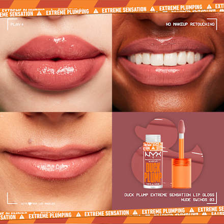 Lipgloss Duck Plump 03 Nude Swings NYX PROFESSIONAL MAKEUP