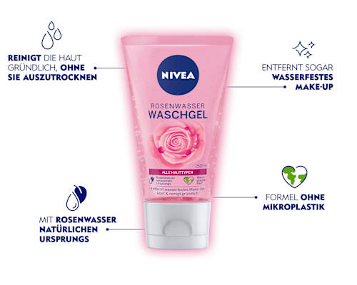 Waschgel Rosenwasser  NIVEA