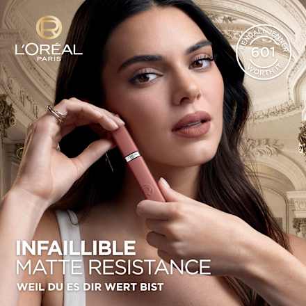 Lippenstift Infaillible Matte Resistance Nude Attitude 601 Worth It L'ORÉAL PARiS