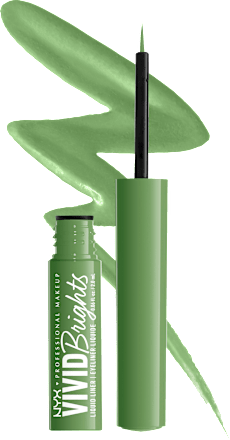 Liquid Eyeliner Matt Vivid Bright 02 Ghosted Green  NYX PROFESSIONAL MAKEUP