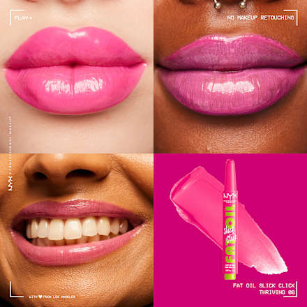 Lippenstift Fat Oil Slick Click 08 Thriving NYX PROFESSIONAL MAKEUP