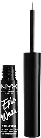 Liquid Eyeliner Epic Wear Metallic Waterproof 02 Gun Metal NYX PROFESSIONAL MAKEUP