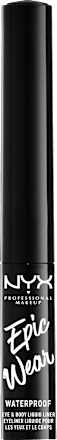 Liquid Eyeliner Epic Wear Metallic Waterproof 02 Gun Metal NYX PROFESSIONAL MAKEUP
