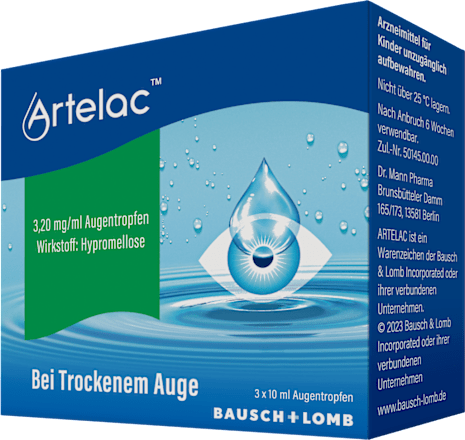 Artelac 3,20mg Augentropfen Hypromellose 3 x à 10ml Artelac