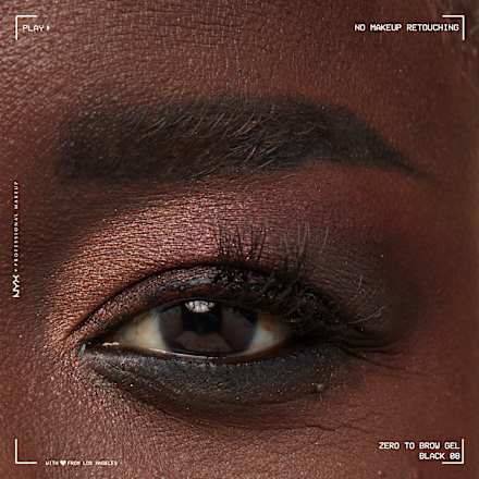 Augenbrauengel Zero To Brow 08 Black NYX PROFESSIONAL MAKEUP