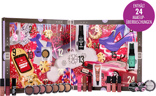 Adventskalender Mrs Claus 2022 – inkl. 24 Makeup Überraschungen  NYX PROFESSIONAL MAKEUP