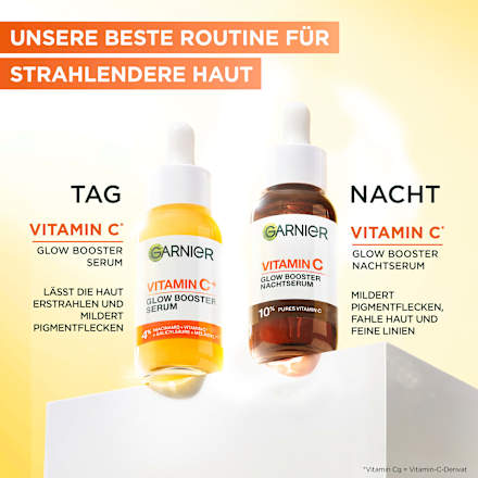 Serum Glow Booster, Vitamin C Anti-Dunkle-Flecken Garnier Skin Active